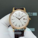 TW Factory Swiss Clone Vacheron Constantin Patrimony Rose Gold 9015 Mens Watch 